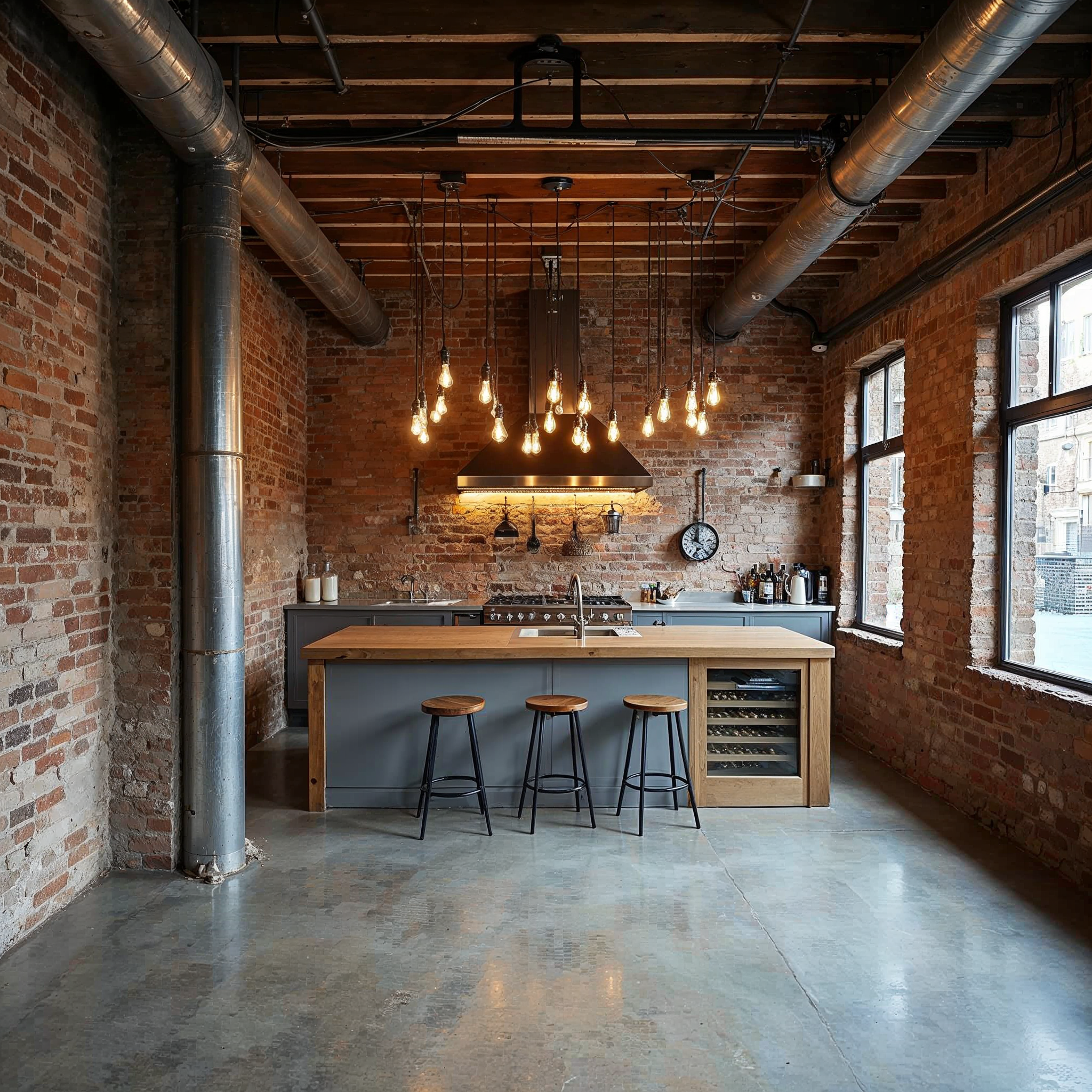 Industrial loft efter AI transformation